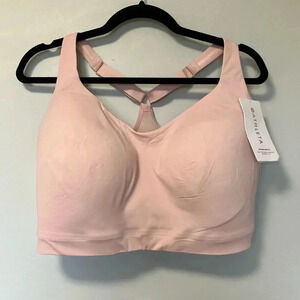 NWT  Athleta Advance bra light pink 42F